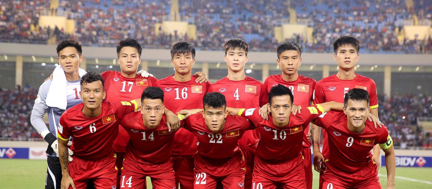 vietnam asian cup national team with jmg academy players