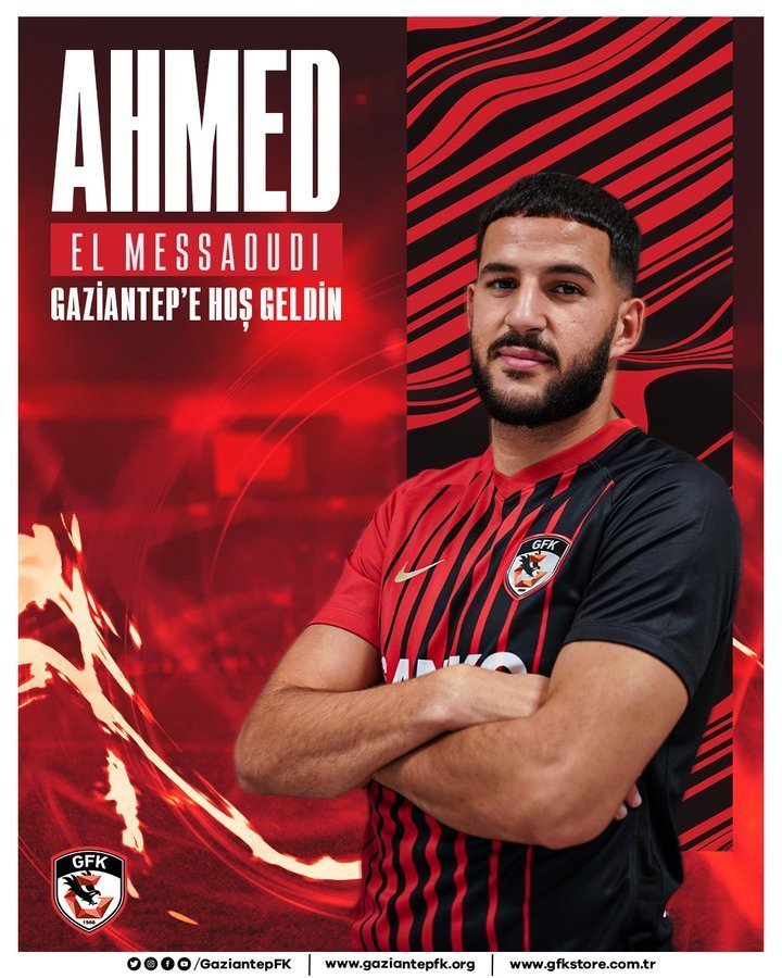 Ahmed El Messaoudijmg soccer academician at Gaziantepspor