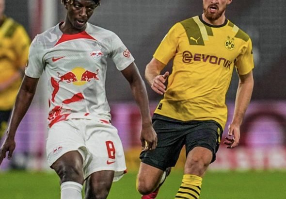 Gros match d’Amadou Haidara contre le Borussia Dortmund !