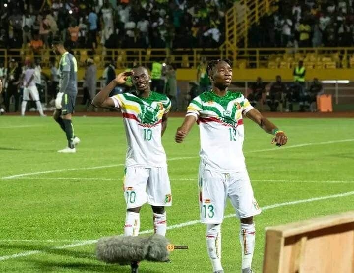 Les aigles du Mali U23 Kamory Doumbia et Nene Dorgeles de academie jmg bamako