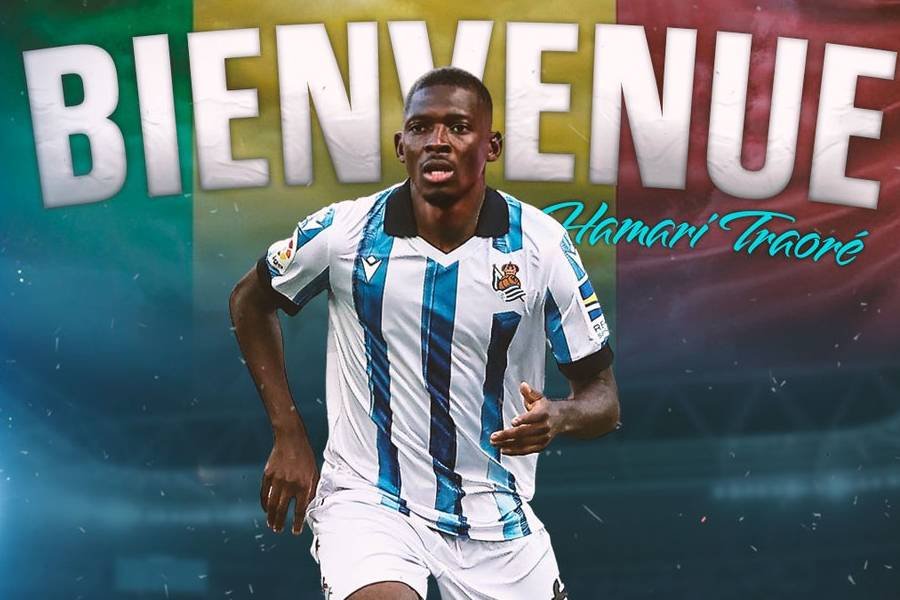 Académicien JMG Hamari Traore formé academie jmg de bamako signe avec le Real Sociedad