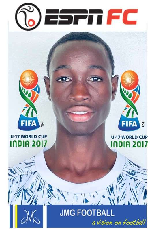 Sekou Kone academicien jMG en coupe du monde U17 espn