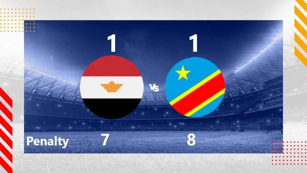 Coupe afrique 2024 huitieme de final egypte vs RD Congo
