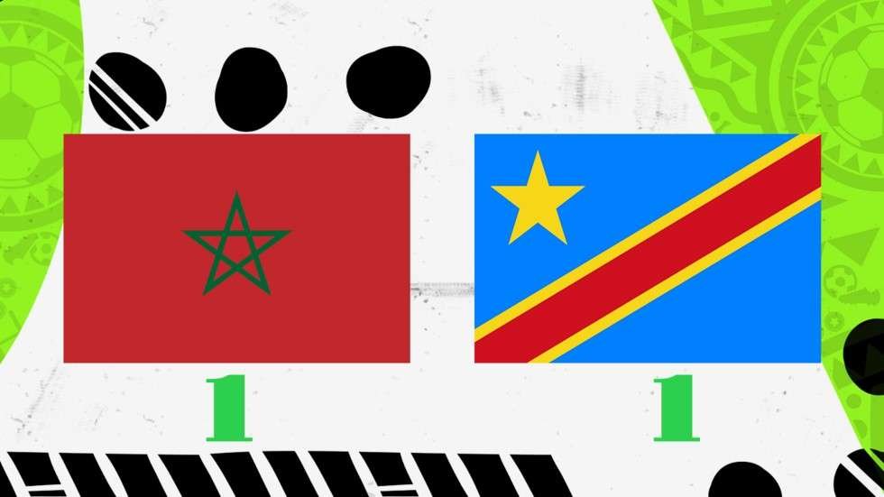 JMG Can 2024 le 21 janvier 2024 Jour 1 RD Congo 1 - 1 Maroc
