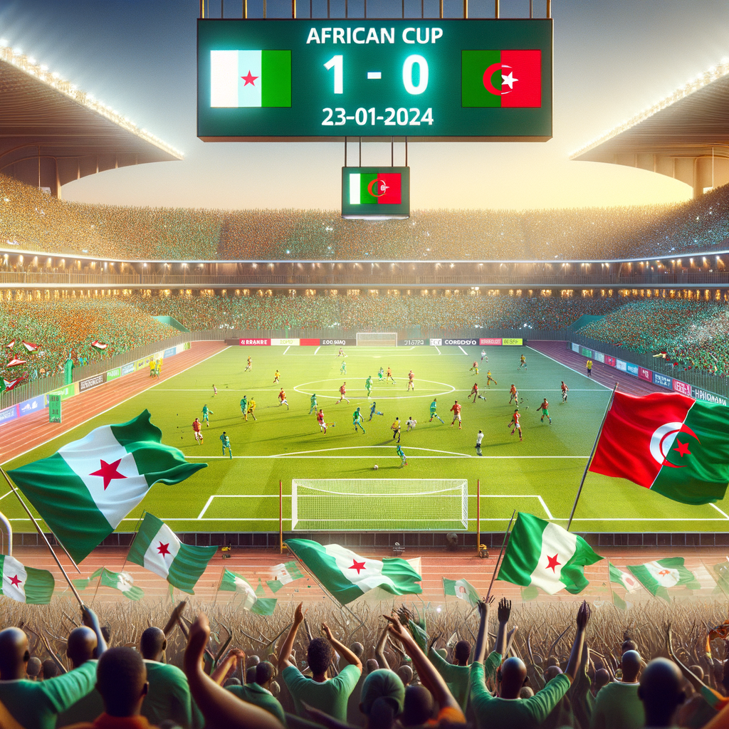Coupe d'Afrique des Nations 2024. Mauritanie 1 - 0 contre Algerie. Il y avait 2 académiciens JMG pour l'Algérie et 1 pour la Mauritanie.
