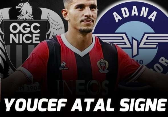 Youcef atal academcien jmg transfert de OGC Nice a Adana Demirspor