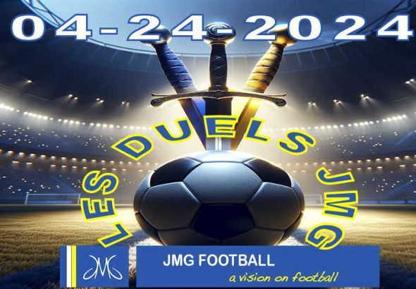 Les-duels-JMG-de-la-semaine-24-avril-2024- affrontant-les-equipes-de-foot-pro-ayant-des-academiciens-JMG