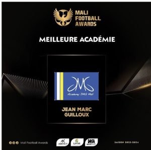 mali football awards académie JMG de Bamako au Mali meilleur académie de l'année